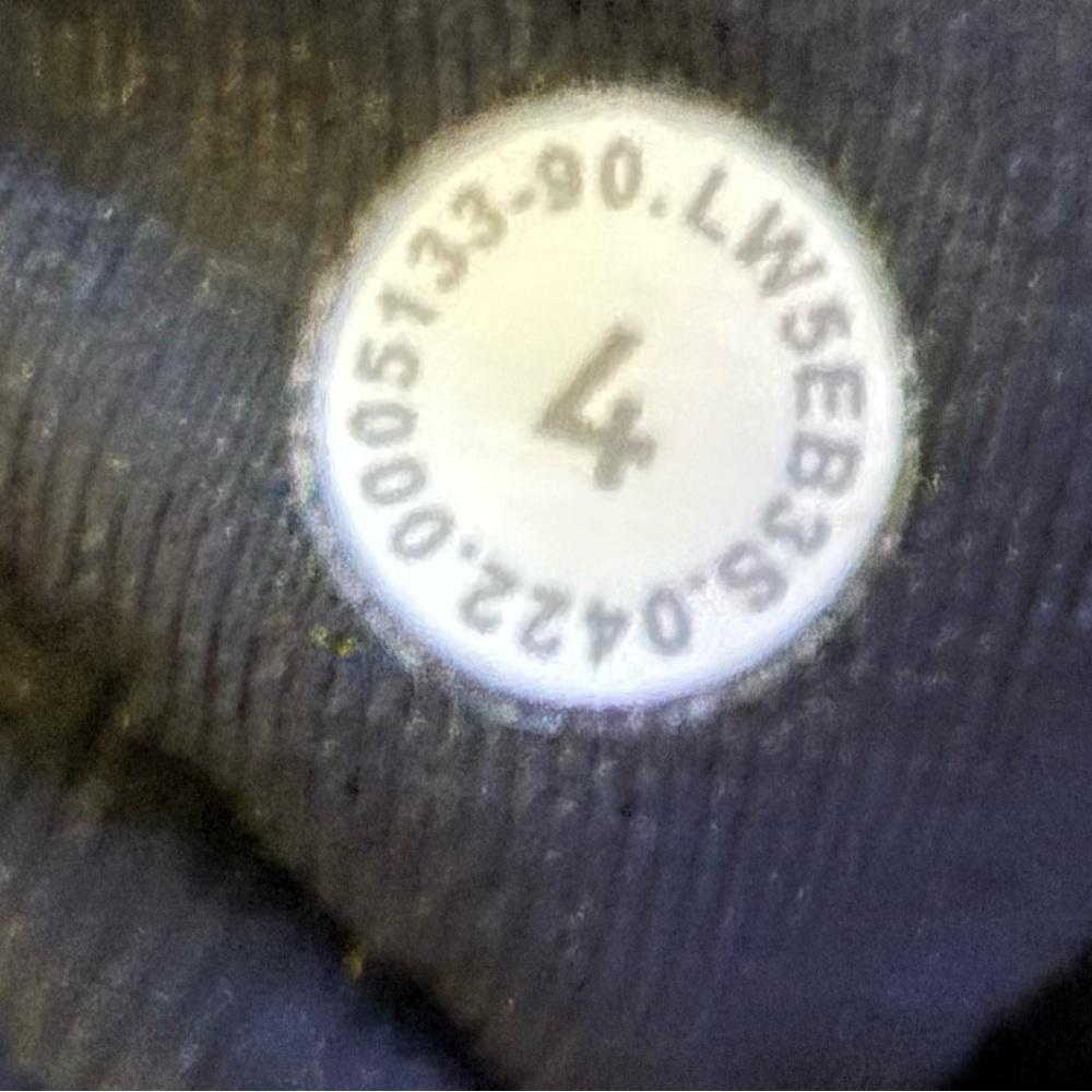 RARE Lululemon Wunder Train Tight Leggings 25”Shapeshifter Foil Black Size 4 NWT - Picture 10 of 10